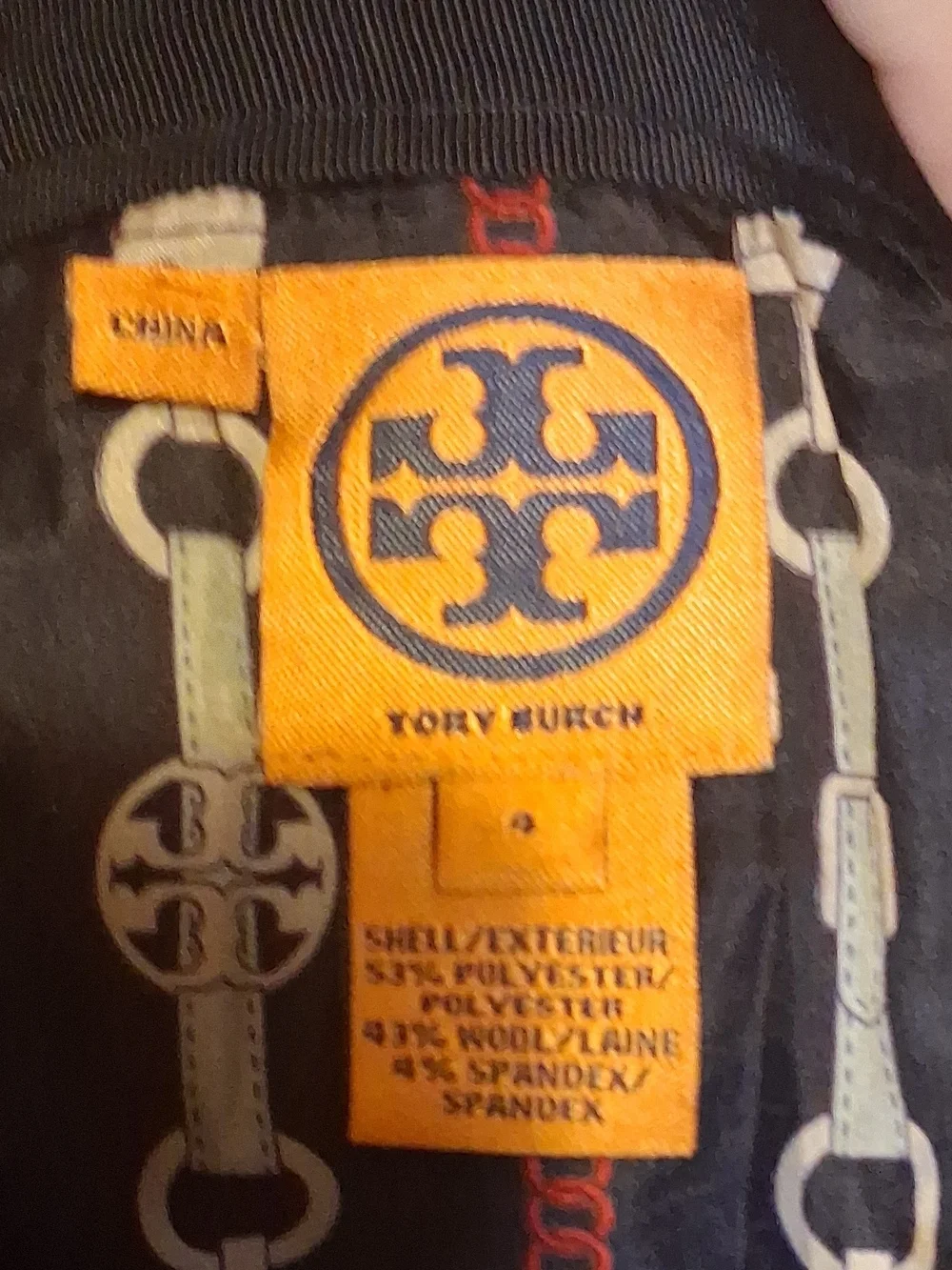 Authentic Tory Burch Navy Women's Pencil Skirt